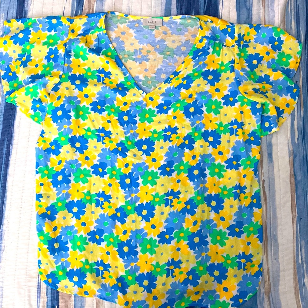 Floral shirt from LOFT
